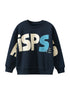 Baby Boy Kids Letters Printing Crew Neck Long Sleeve Fleece Pullover-0