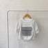 Baby Girl Striped Pattern Big Pocket Design Newborn Bodysuit-6