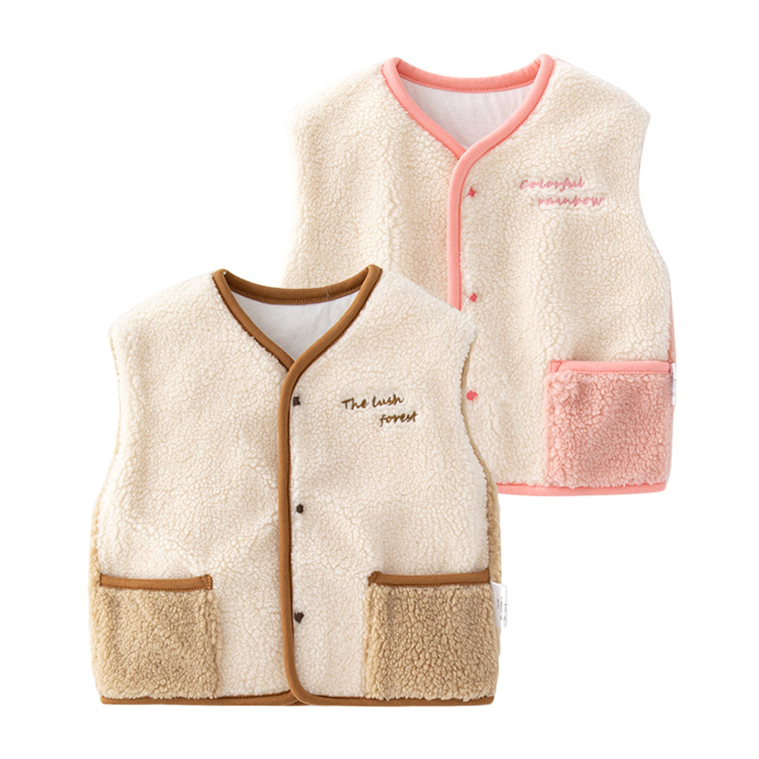 Baby Autumn New Style Lambswool Waistcoat-0