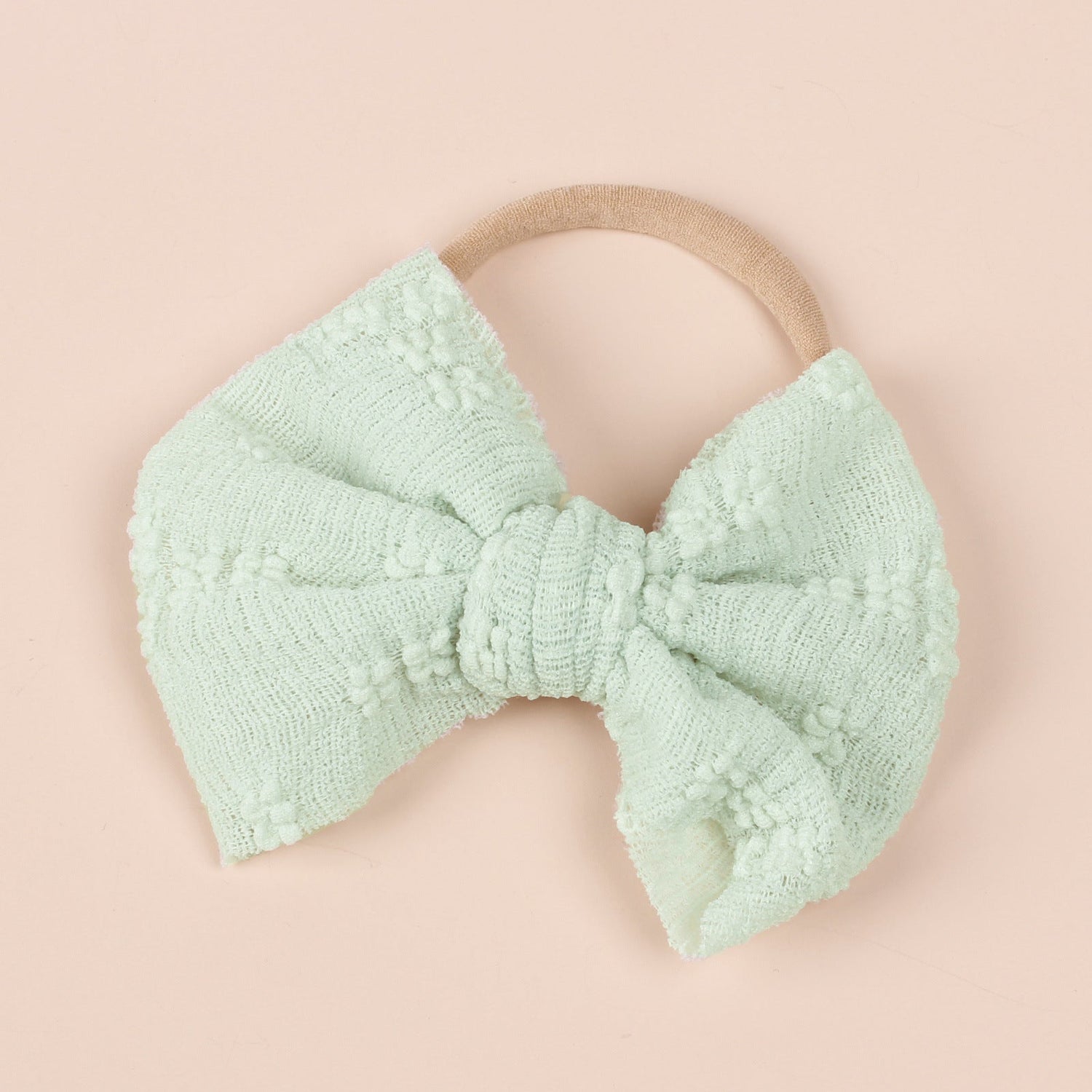 Baby Simple Style Bow Tie Hair Tape For Children-7