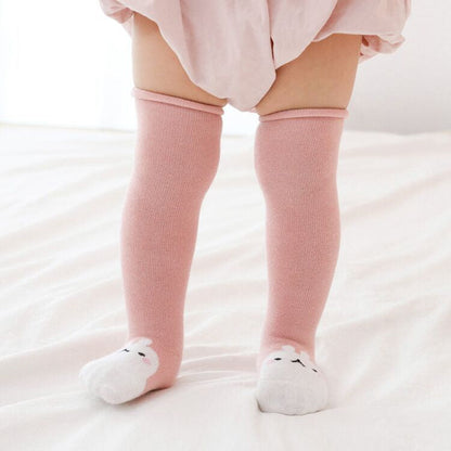 Baby Non-Slip Over The Knee Soft Cotton High Tube Socks-8