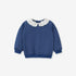 Baby Girls Kids Cute Lace Trim Peter Pan Collar Long Sleeve Pullover Top-4