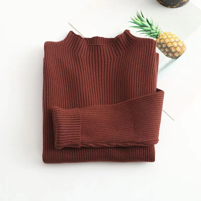 Kids Solid New Arrival Knit Sweater-8