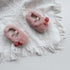 Cute Baby Girl Solid Color Combo Bow Tie Design Plush Warm Anti-Slip Shoes-7