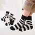 Kids Unisex Embroidery Pattern Comfortable Crew Socks Set-0