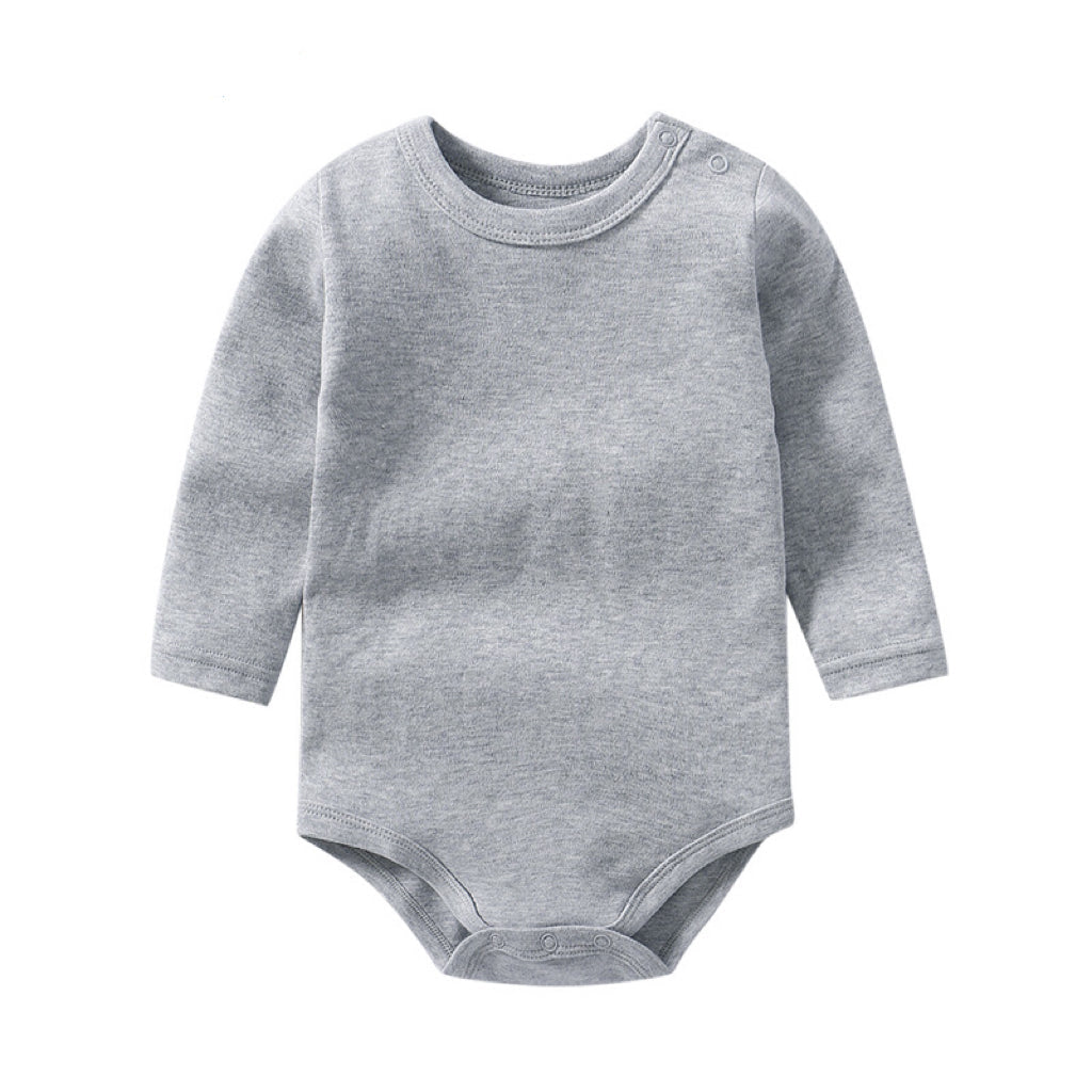 Baby Multi Color Comfy Cotton Long Sleeve Onesies Bodysuits-9