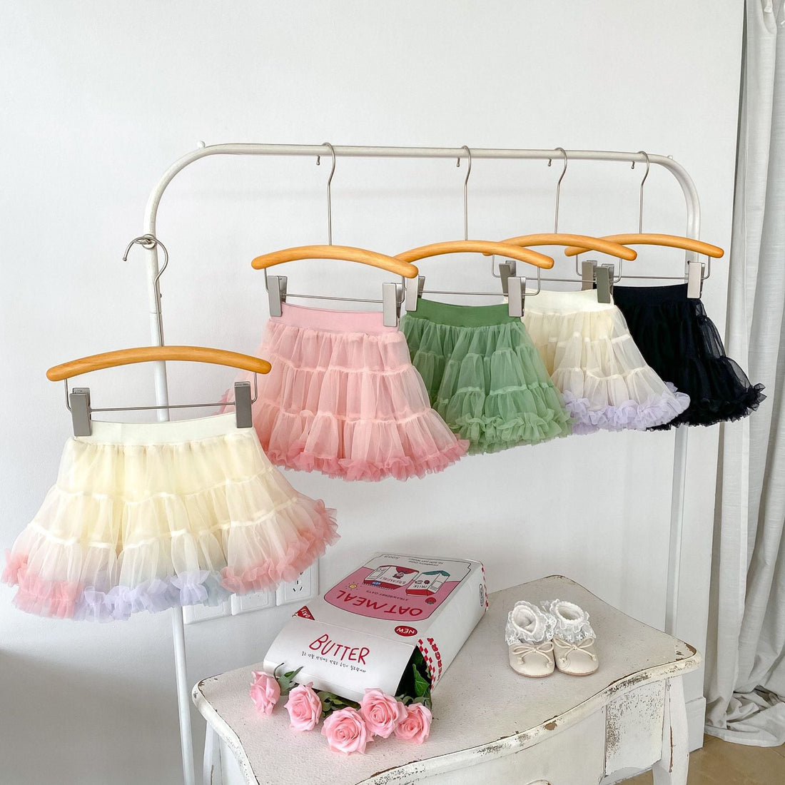 Summer New Arrival Baby Girl Thin Mesh Tutu Skirt Breathable Skirt-0