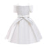 Baby Girl Solid Color Sling Princess Fashion Dress Children’s Formal Dress-1