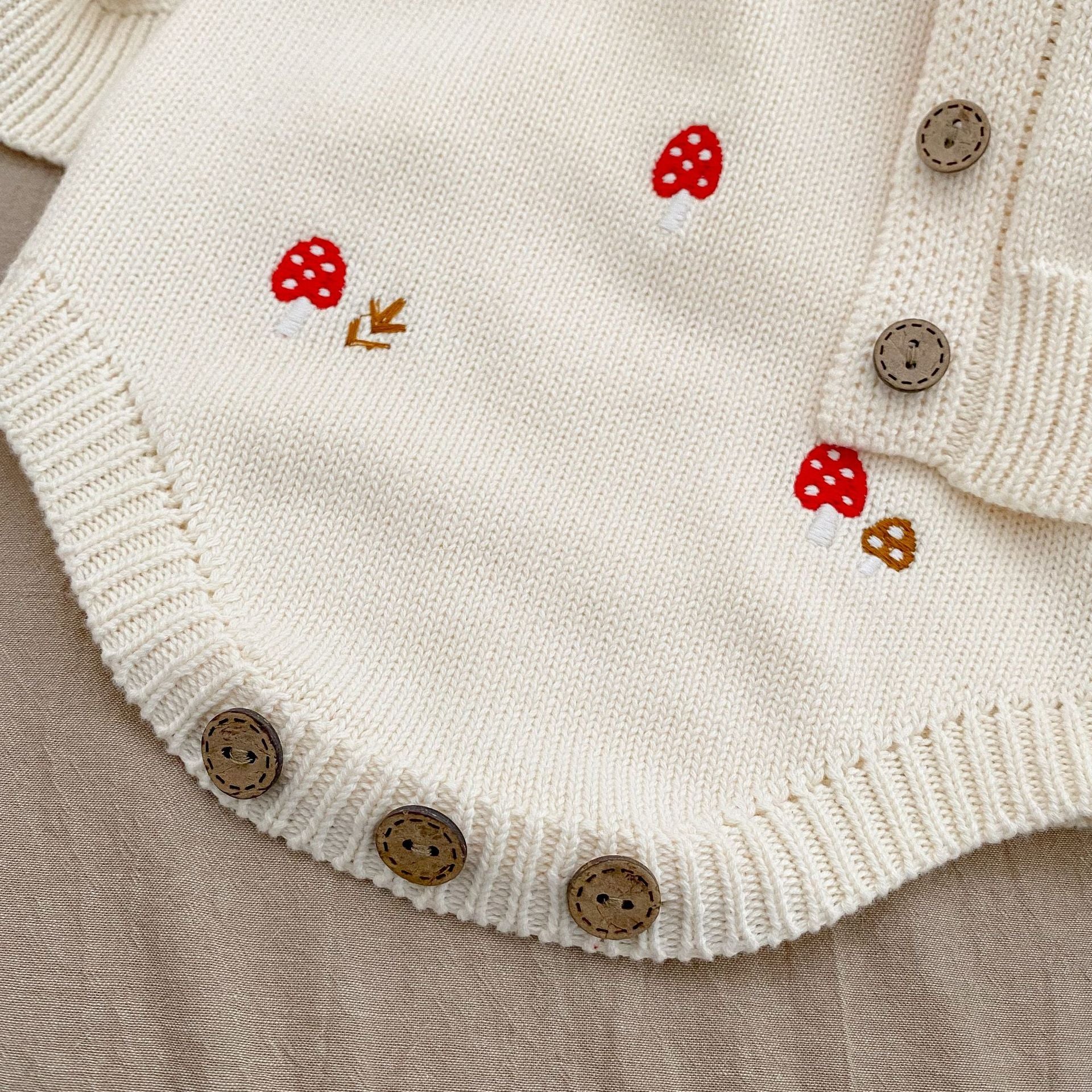 Baby Girl Embroidered Pattern Sleeveless Onesies or Cardigan-9