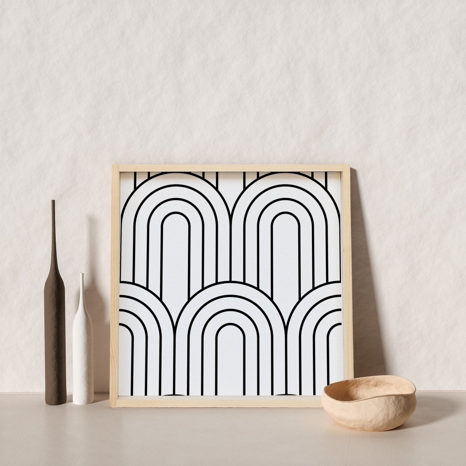 Rainbow Pattern Wood Sign-10