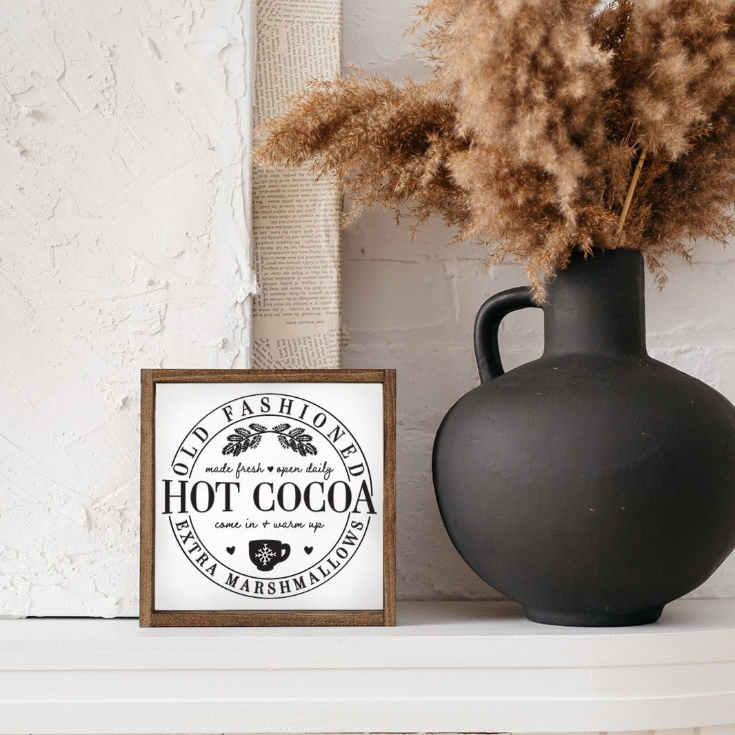 Hot Cocoa Wood Sign-0