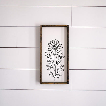 Sunflower Wood Sign-2