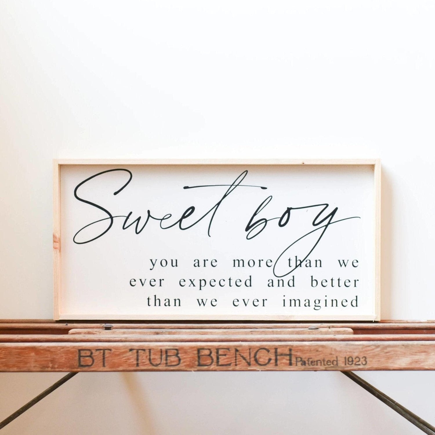 Sweet Boy Wood Sign-6