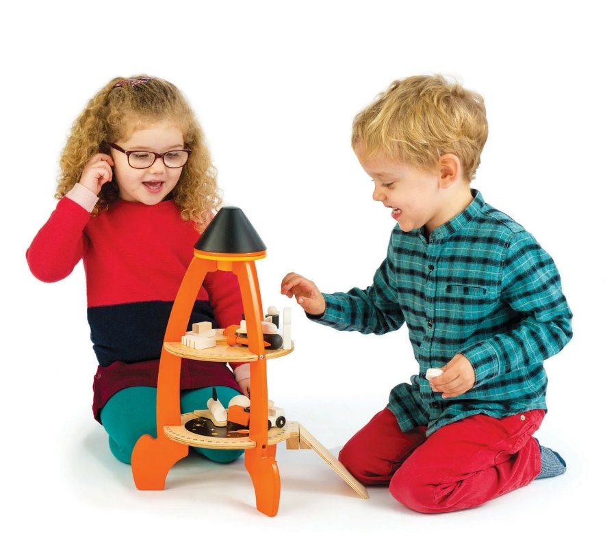 Tender Leaf Toys Cosmic Rocket Set-1