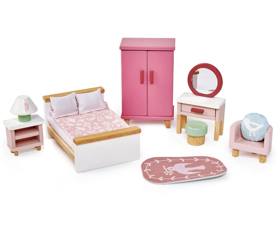 Tender Leaf Toys Dolls House Bedroom Furniture-0