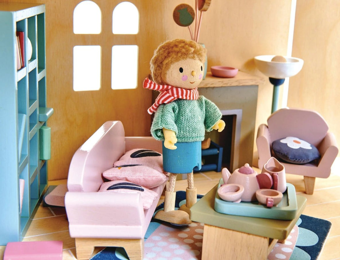Tender Leaf Toys Dolls House Sitting Room Furniture-1