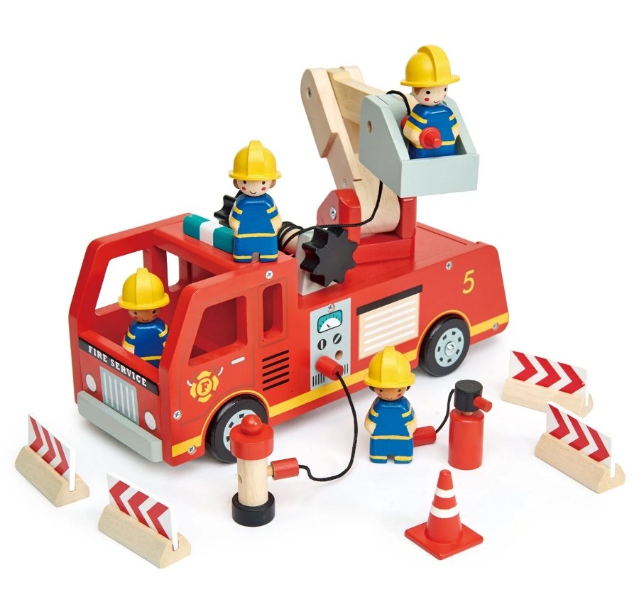 Tender Leaf Toys Fire Engine-0