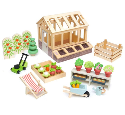 Tender Leaf Toys Greenhouse and Garden Set-3