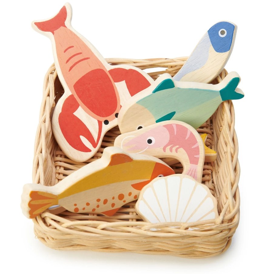 Tender Leaf Toys Seafood Basket-0