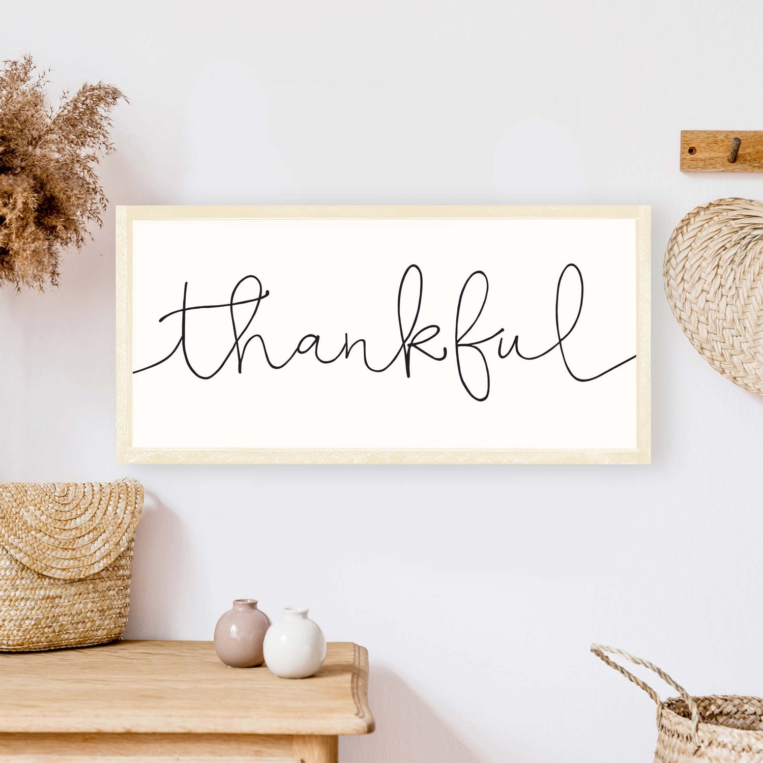 Thankful Wood Sign-3