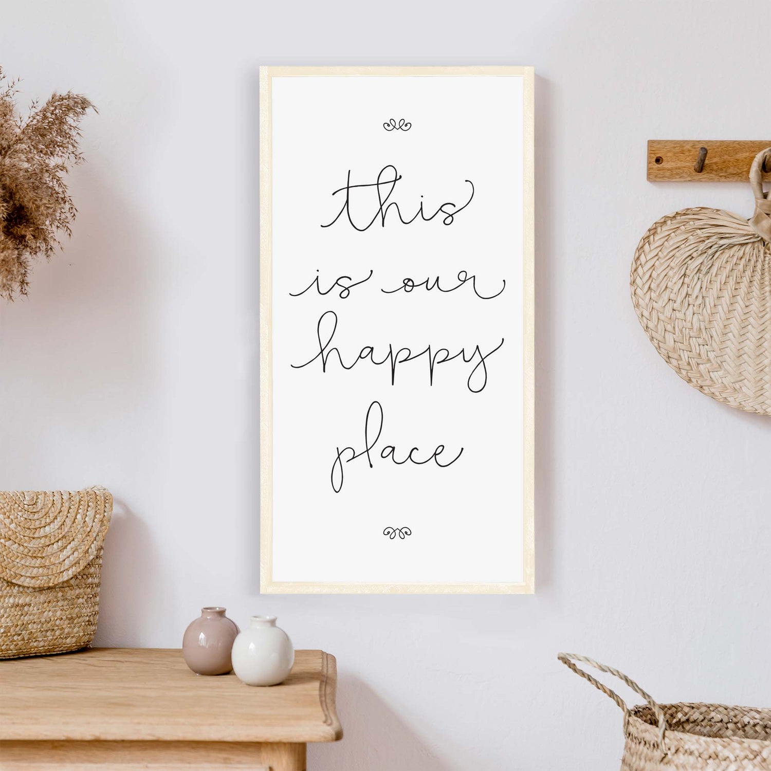 This Is Our Happy Place Wood Sign-4