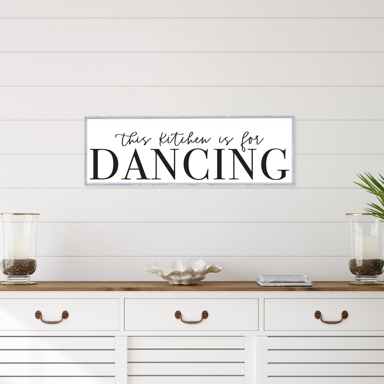 This Kitchen Is For Dancing Wood Sign-2