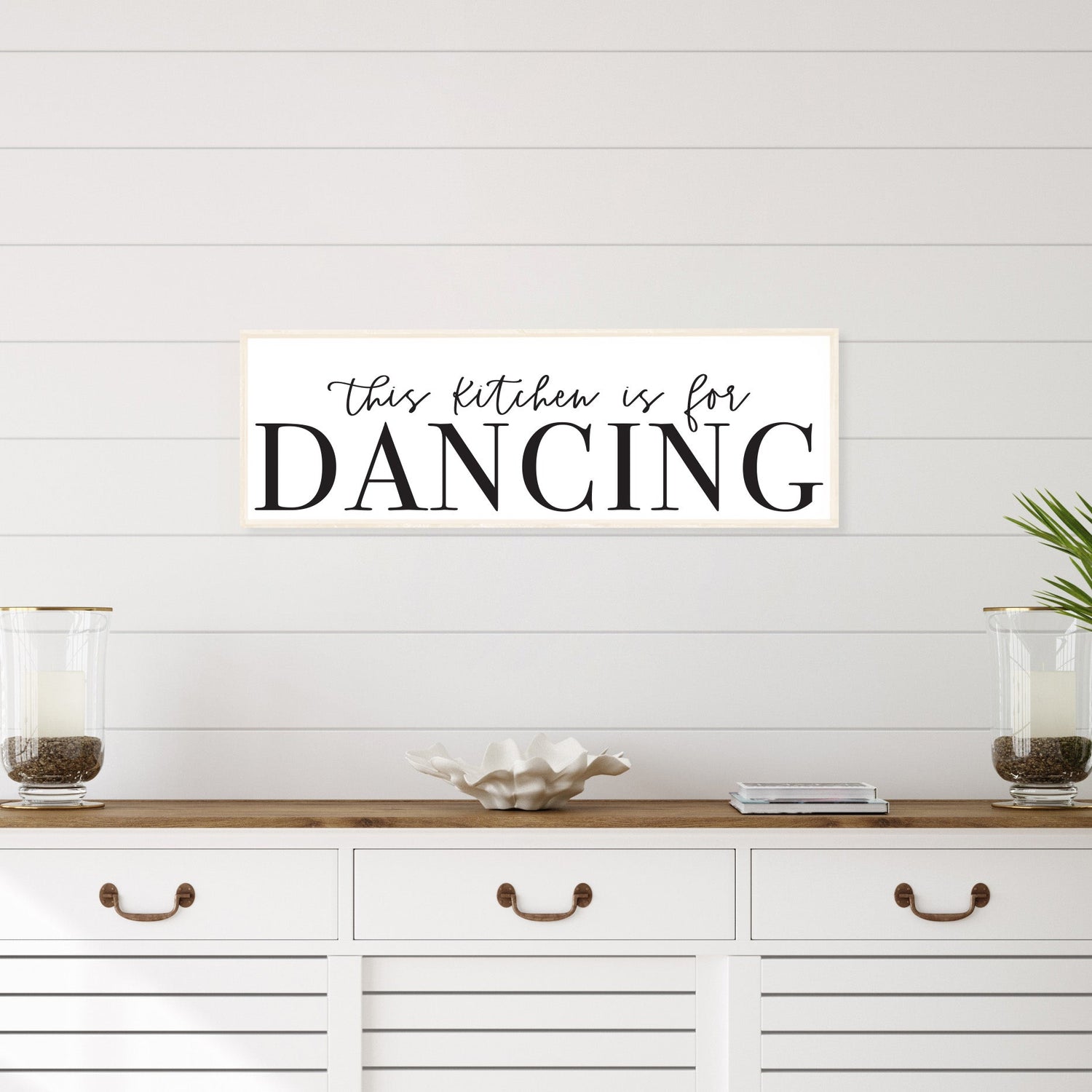 This Kitchen Is For Dancing Wood Sign-3