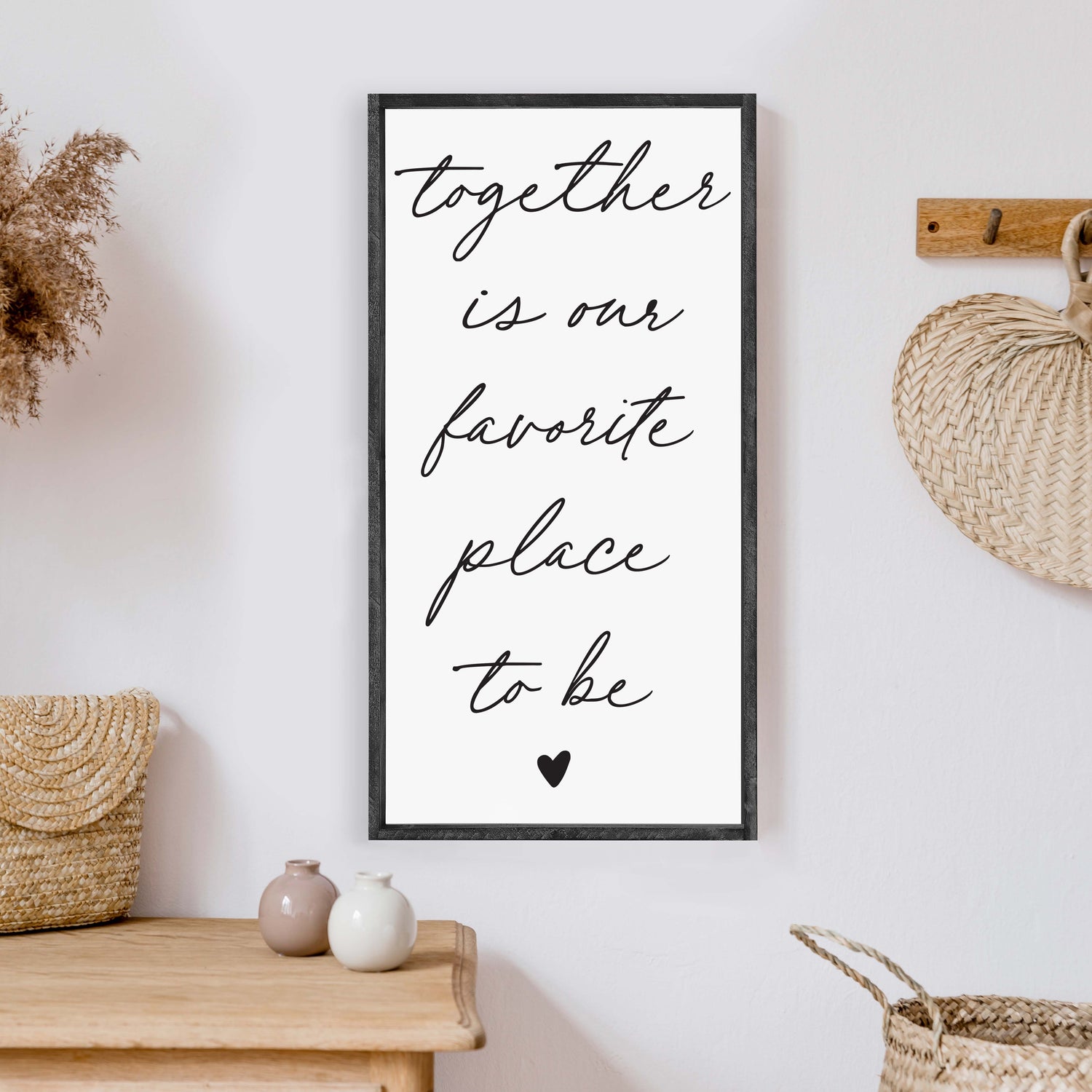 Together Is Our Favorite Place To Be Wood Sign-0