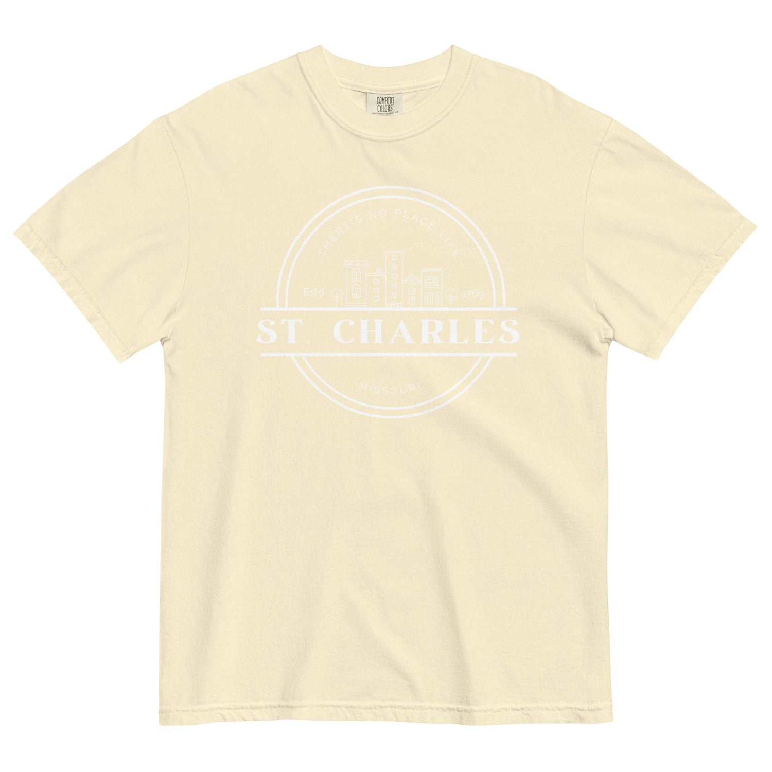 Unisex garment-dyed heavyweight t-shirt