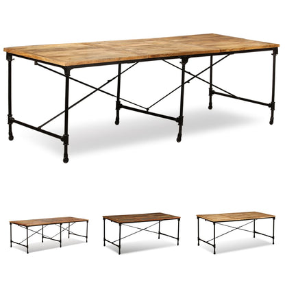 vidaXL Dining Table Kitchen Table Home Dining Room Table Solid Reclaimed Wood-5