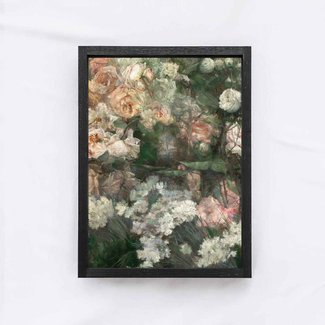 Vintage Flower Garden Painting A47-1