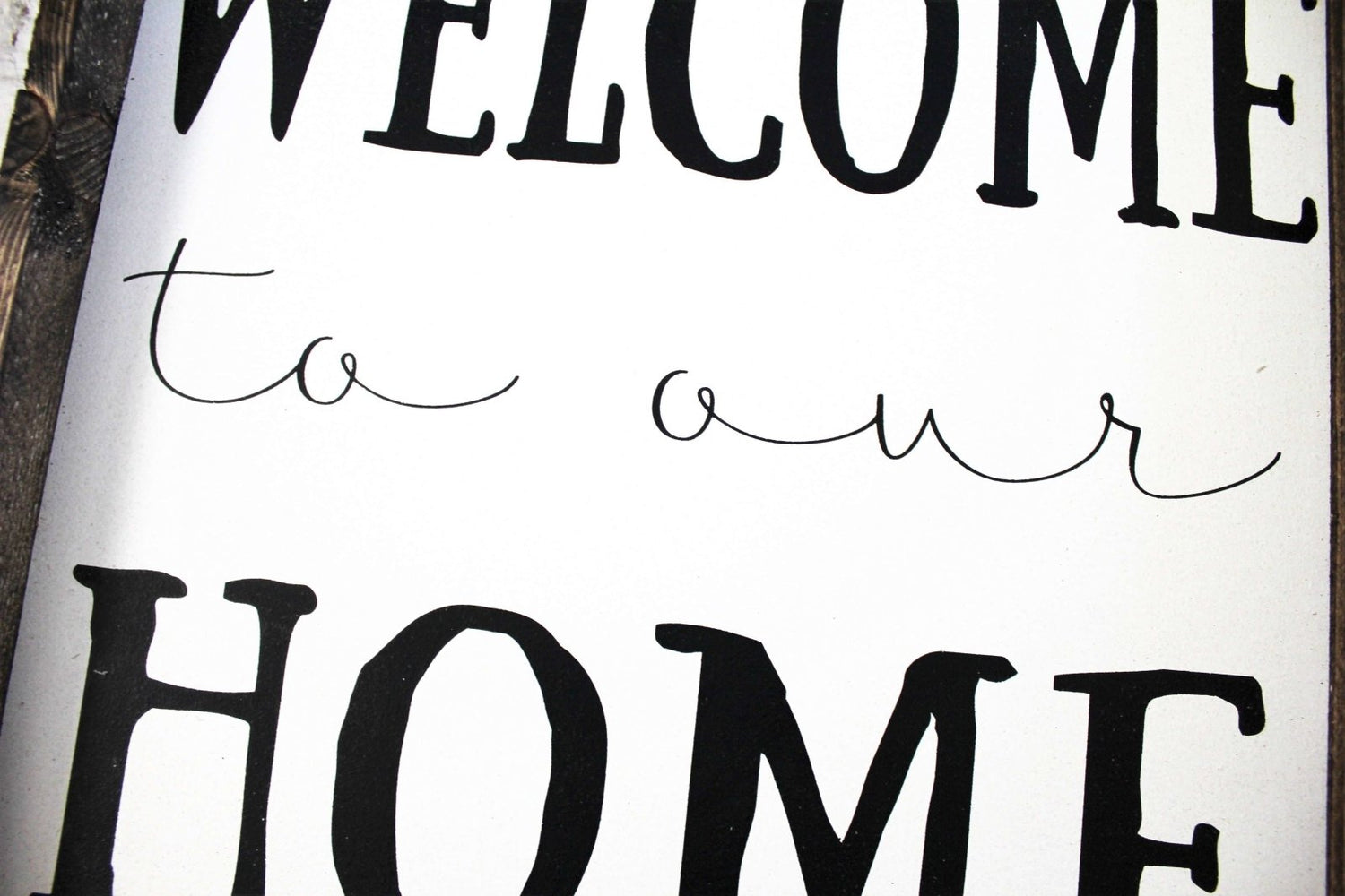 Welcome To Our Home Wood Sign-6