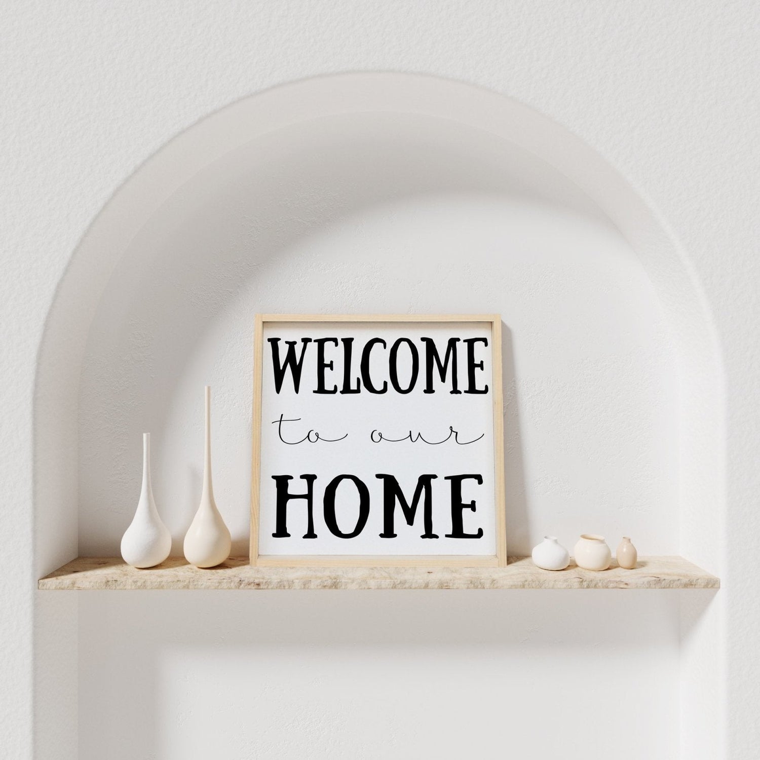 Welcome To Our Home Wood Sign-14