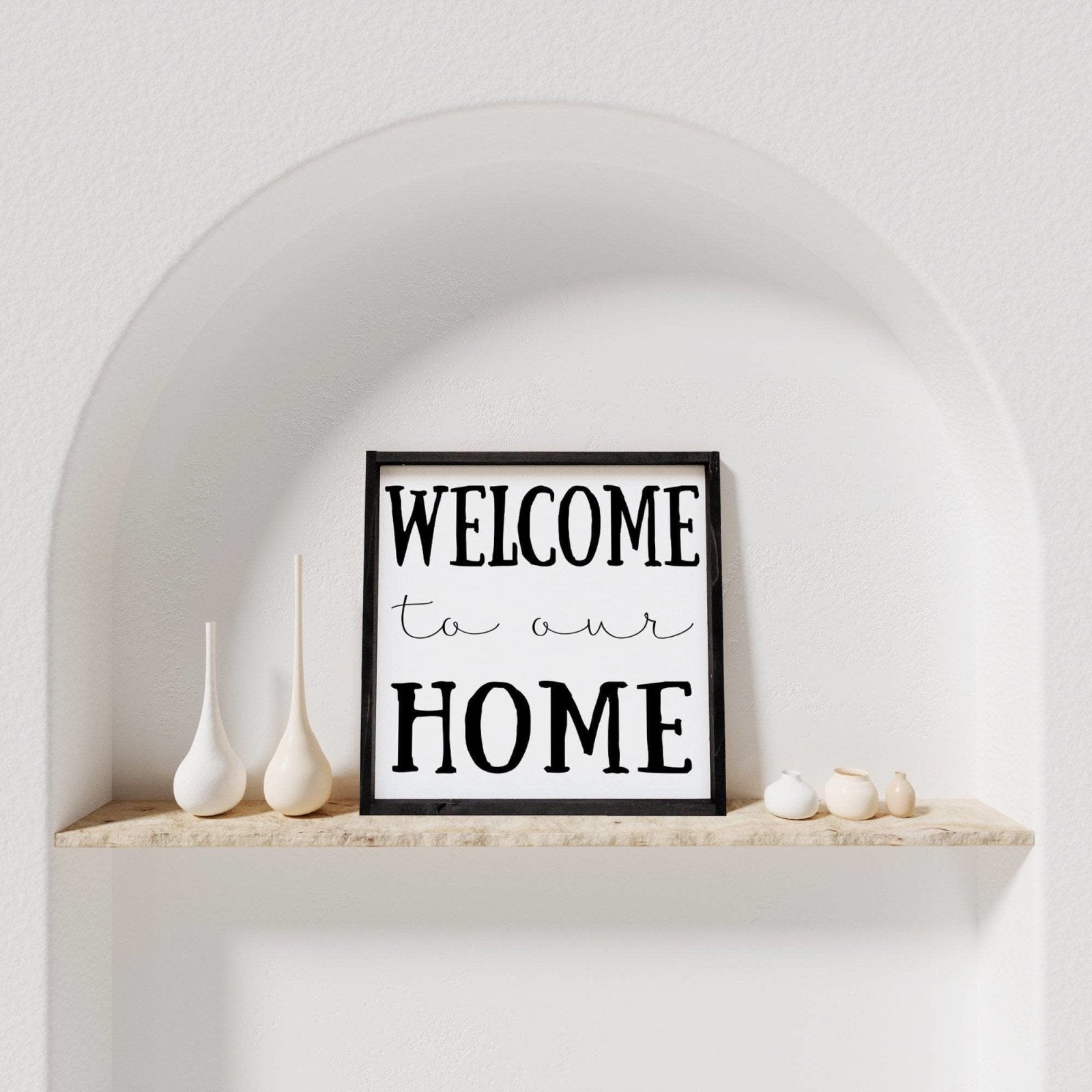 Welcome To Our Home Wood Sign-9