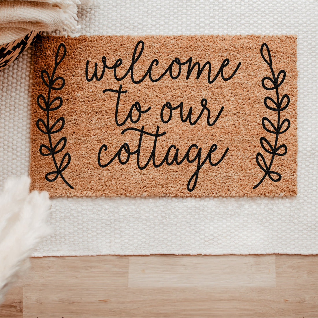 Coir Doormat- Welcome To Our Cottage-0