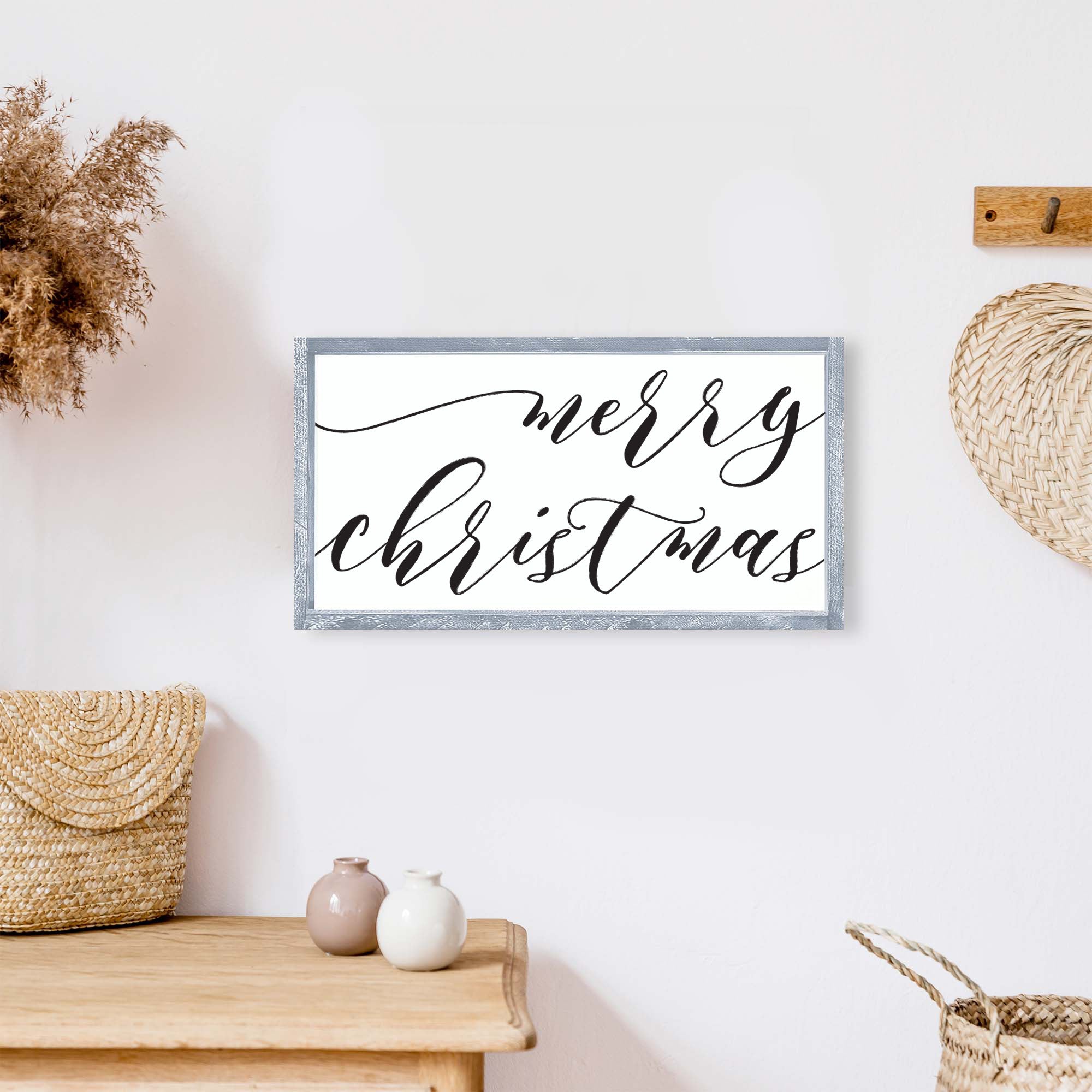 Merry Christmas Small Wood Sign-6