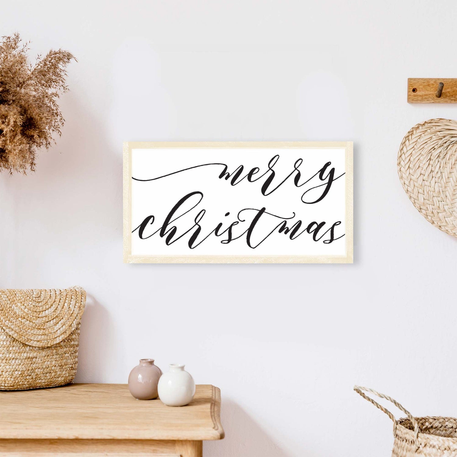 Merry Christmas Small Wood Sign-8