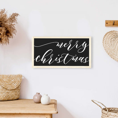 Merry Christmas Small Wood Sign-9