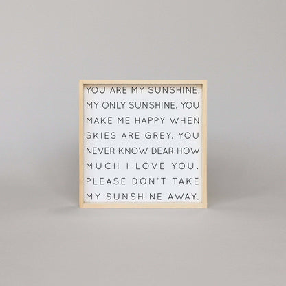 You Are My Sunshine Wood Sign-10