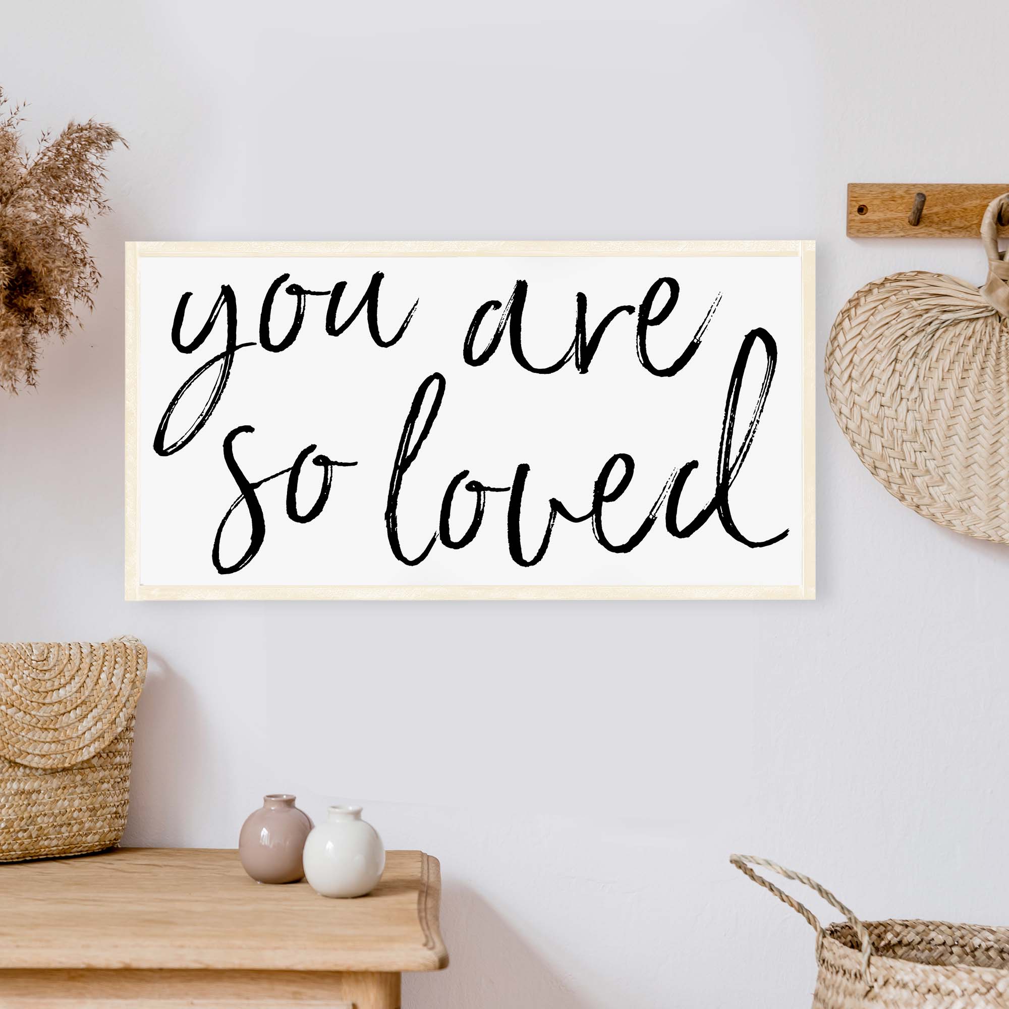 You Are So Loved Wood Sign-3